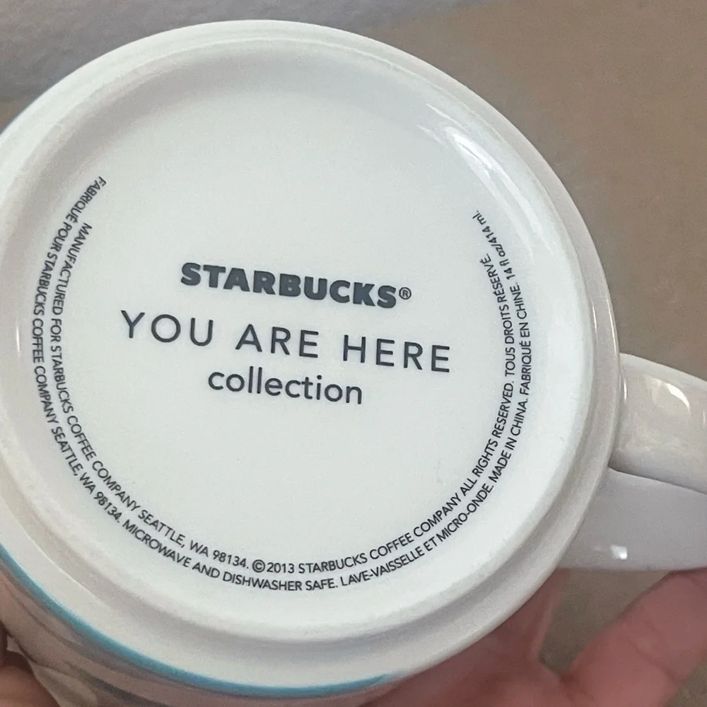 Starbucks Coffee California Mug You Are Here Collection Ceramic 14oz